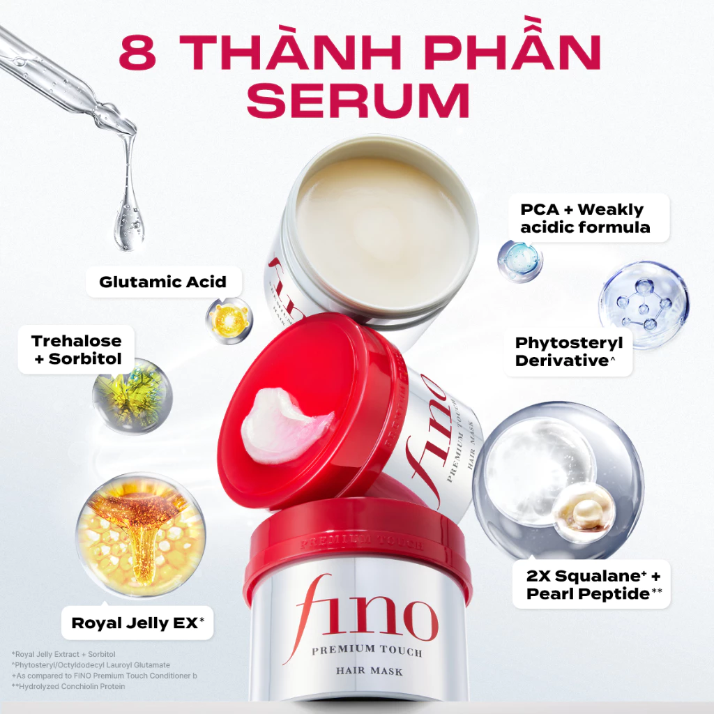 Kem Ủ Tóc Fino Premium Touch Cải Thiện Tóc Hư Tổn 230g 3 Kem ủ tóc Fino