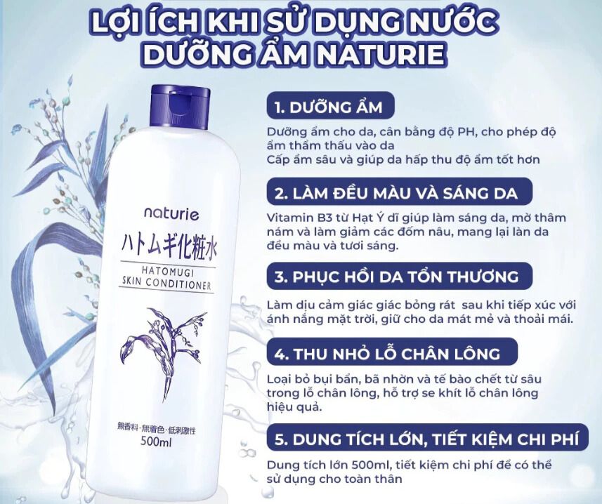 Nước cân bằng Toner Hatomugi
