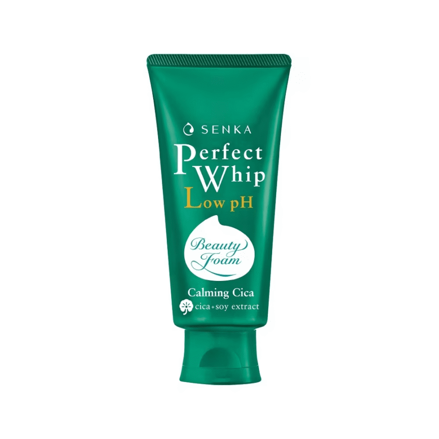 Sữa rửa mặt Senka xanh lá cica