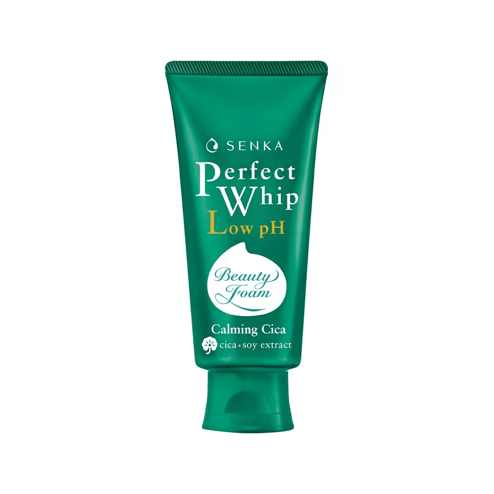 Sữa rửa mặt Senka xanh lá cica