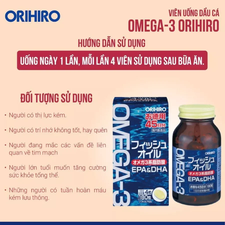 Trang chủ 15 Omega 3 Orihiro