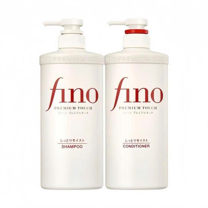 COMBO GỘI XẢ FINO CHĂM SÓC TÓC CAO CẤP 550ML (FINO PREMIUM TOUCH SHAMPOO b 550ML)