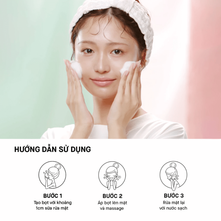 SỮA RỬA MẶT ROSETTE 80G XANH LÁ - SE KHÍT LỖ CHÂN LÔNG