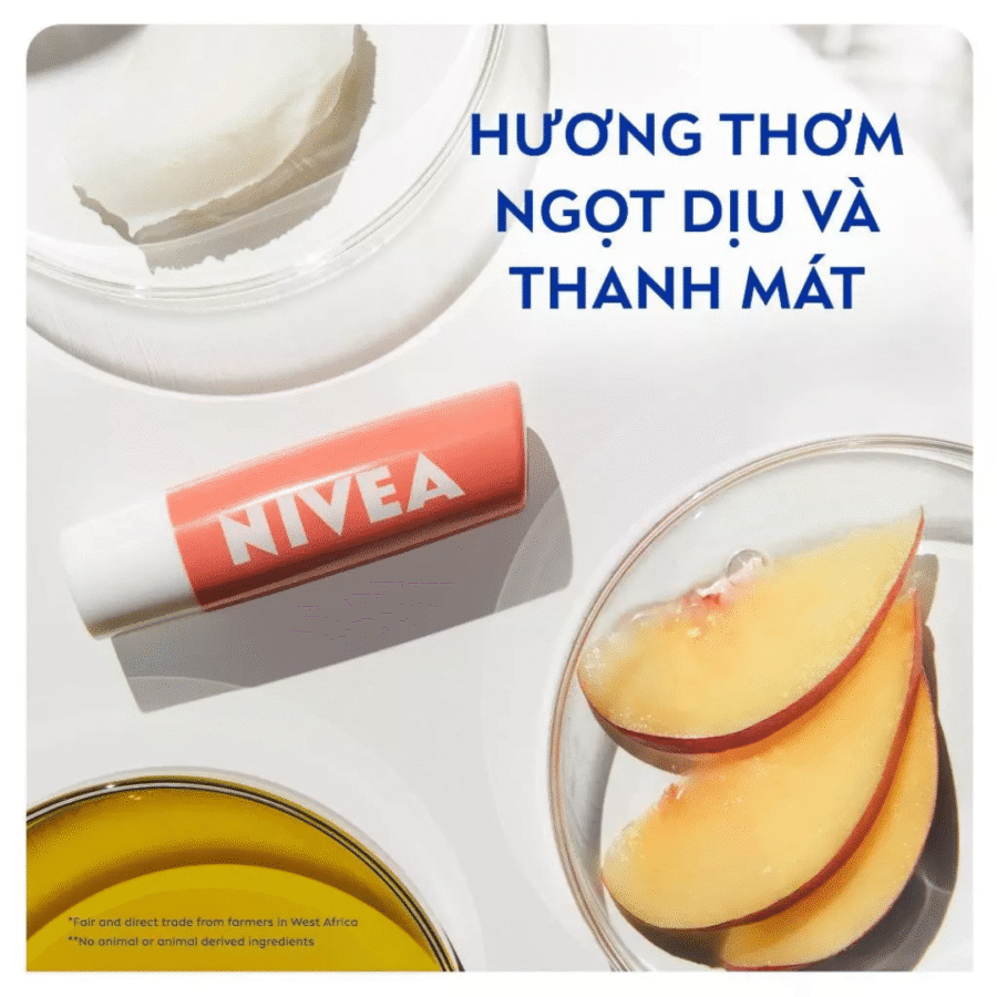 3 loại SON DƯỠNG ẨM NIVEA 4.8G – Dưỡng Ẩm, Mềm Môi, Lên Màu Tự Nhiên 8 190
