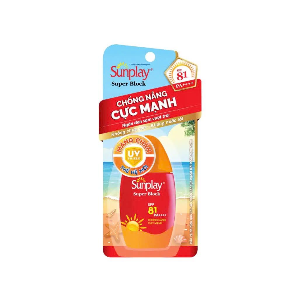 Sữa Chống Nắng Sunplay SPF81 70g PA++++ Super Block Chính Hãng 1 Sữa Chống Nắng Sunplay SPF81 70g PA++++ Super Block Chính Hãng