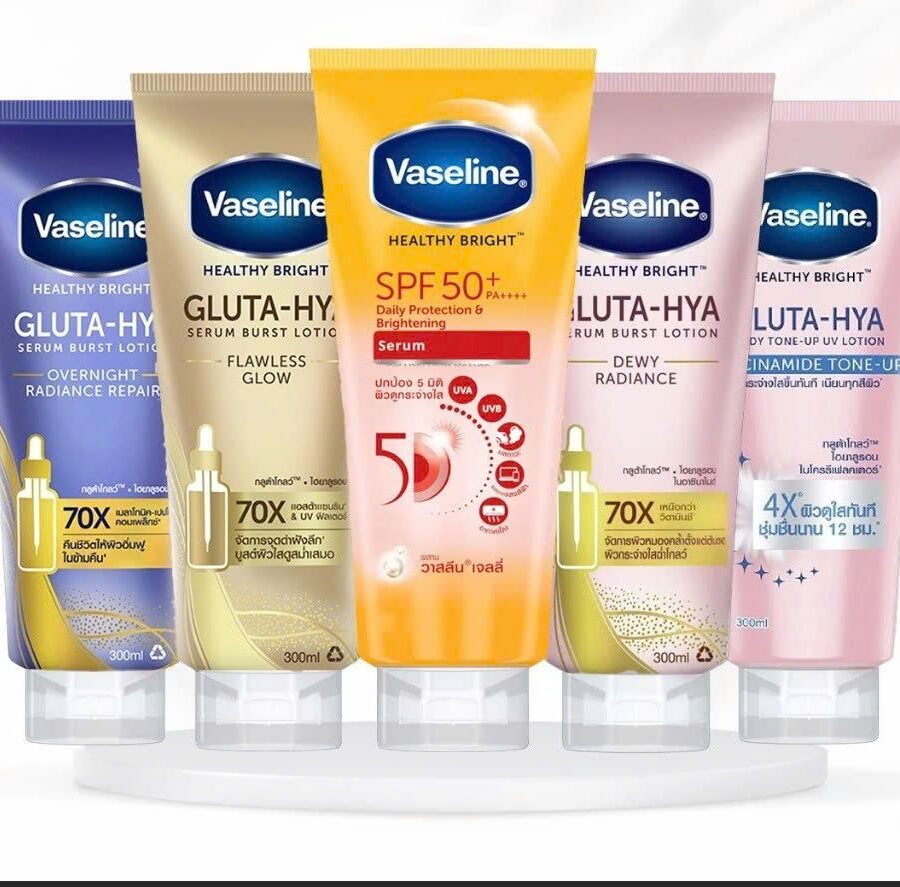 Sữa Dưỡng Thể Vaseline Healthy Bright Đủ Loại, Dưỡng Trắng, Dưỡng Ẩm Ngày Và Đêm Cho Mọi Loại Da