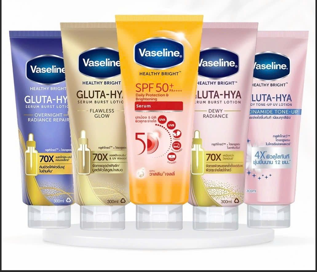 Sữa Dưỡng Thể Vaseline Healthy Bright Đủ Loại, Dưỡng Trắng, Dưỡng Ẩm Ngày Và Đêm Cho Mọi Loại Da 1 Sữa Dưỡng Thể Vaseline Healthy Bright Đủ Loại, Dưỡng Trắng, Dưỡng Ẩm Ngày Và Đêm Cho Mọi Loại Da