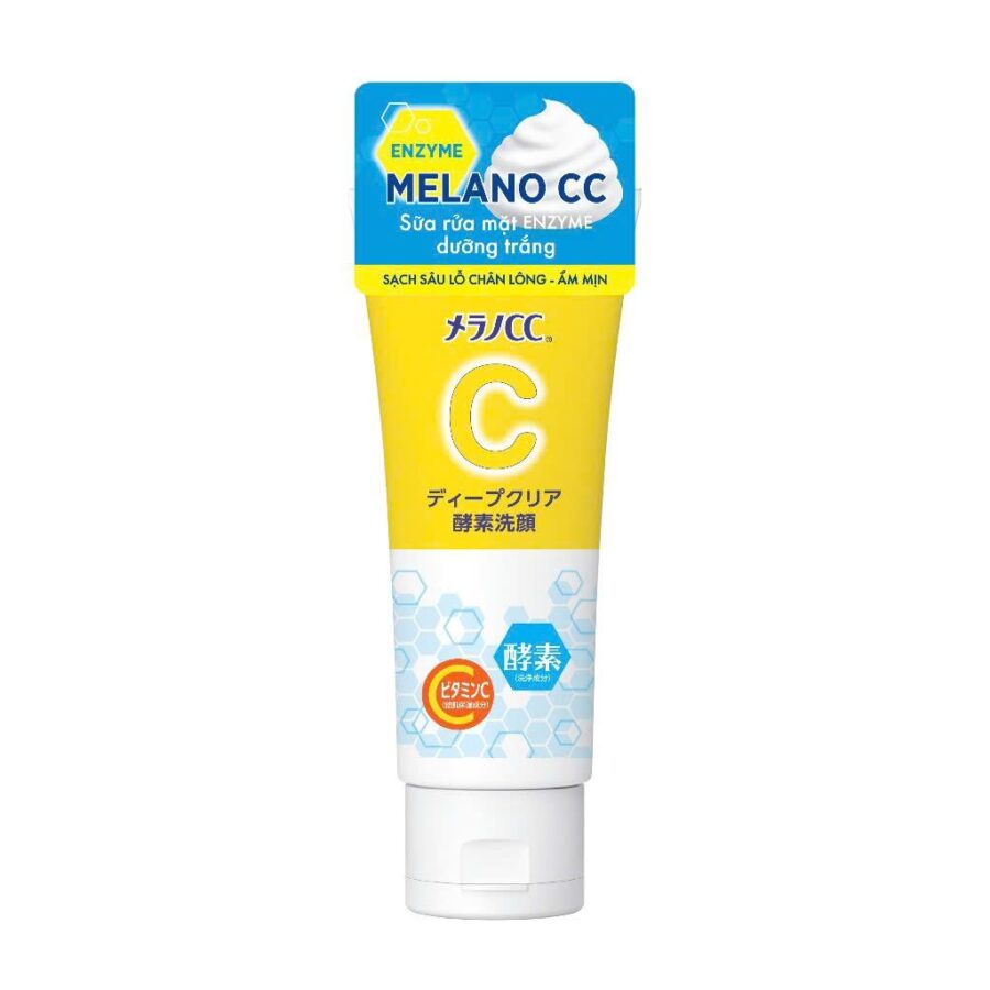 Sữa Rửa Mặt Dưỡng Trắng Da Melano CC Deep Clear Enzyme Face Wash 130g