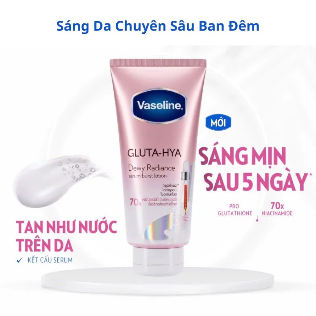 Sữa Dưỡng Thể Vaseline Healthy Bright Đủ Loại, Dưỡng Trắng, Dưỡng Ẩm Ngày Và Đêm Cho Mọi Loại Da 2 Sữa Dưỡng Thể Vaseline Healthy Bright Đủ Loại, Dưỡng Trắng, Dưỡng Ẩm Ngày Và Đêm Cho Mọi Loại Da - Ảnh 2