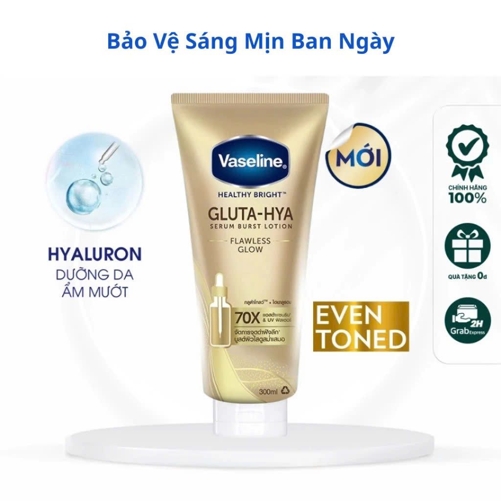 Sữa Dưỡng Thể Vaseline Healthy Bright Đủ Loại, Dưỡng Trắng, Dưỡng Ẩm Ngày Và Đêm Cho Mọi Loại Da 6 Sữa Dưỡng Thể Vaseline Healthy Bright Đủ Loại, Dưỡng Trắng, Dưỡng Ẩm Ngày Và Đêm Cho Mọi Loại Da - Ảnh 6